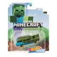 thumbnail image 2 of Toy Hot Wheels Minecraft Gaming Character Cars Zombie, 2 of 4