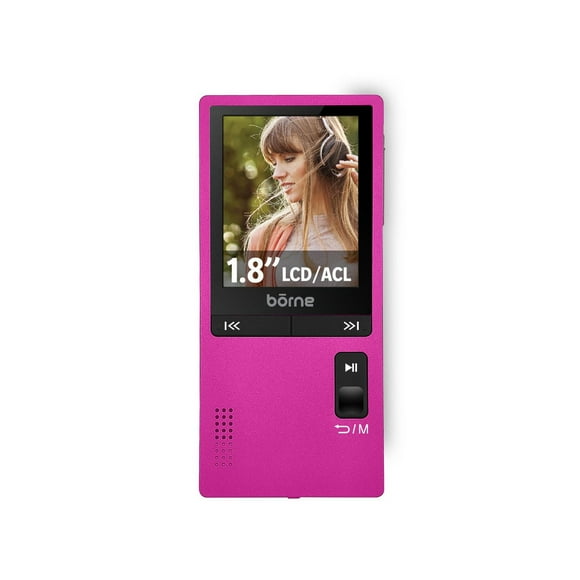 Borne 8GB Video MP3 Player - Pink