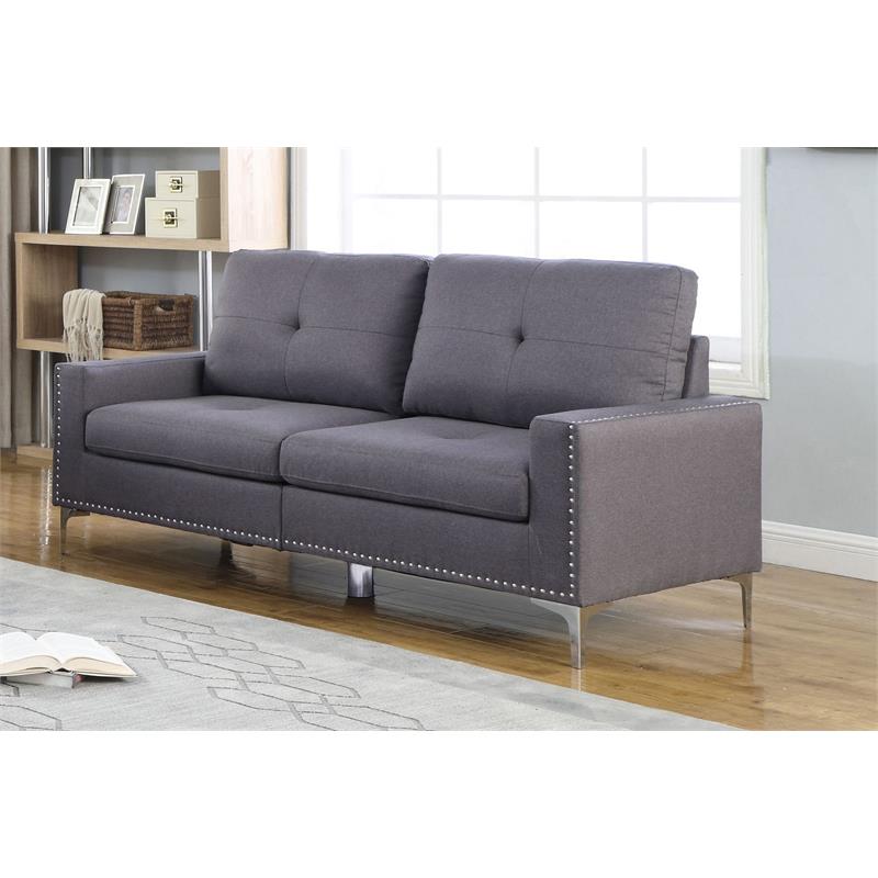 Kingway Furniture Felicity living room sofa-Gray - Walmart.com