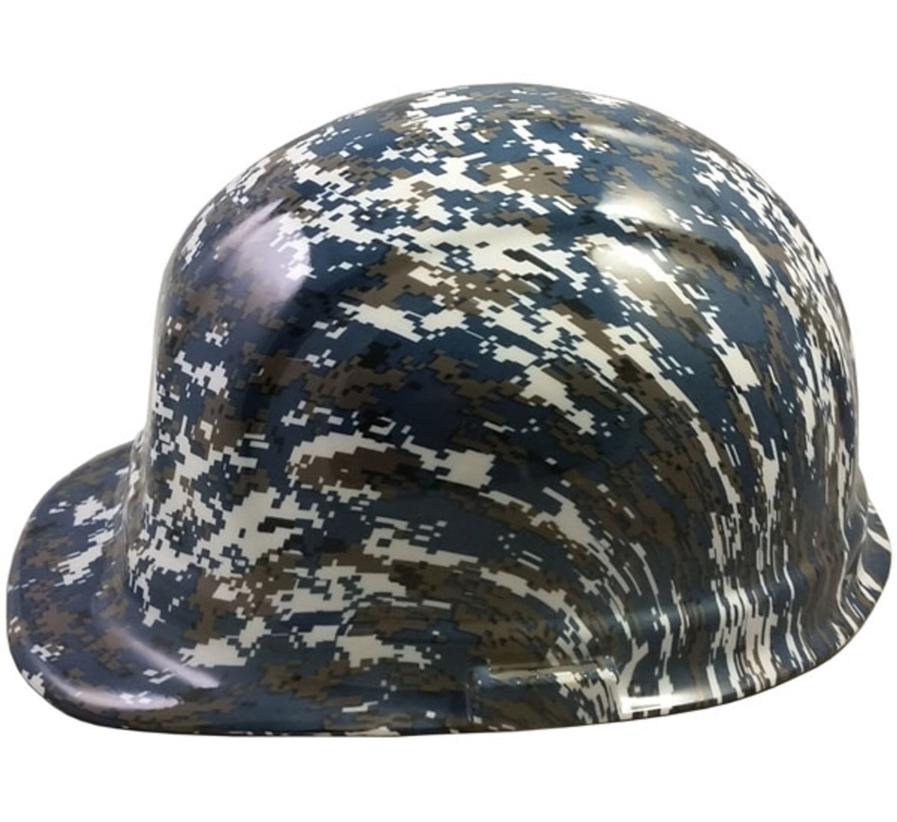 Navy Digital Camo Hydro Dipped Hard Hats Cap Style with 4 Pt Suspension