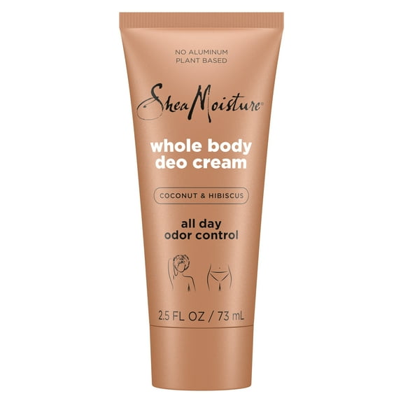 SheaMoisture Plant Based Women's Deodorant Cream Coconut & Hibiscus, 2.5 oz