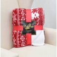 thumbnail image 6 of Catalonia Plush Fleece Blanket Couch Throw Christmas Theme Shu Velveteen Lambswool Reversible Warm Super Soft 61” x 50“, 6 of 7