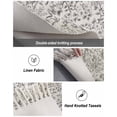 thumbnail image 5 of Flower Bird Bath Rug 2x3ft Woven Bathroom Entryway Runner Rug,Grey Elegant Floral Spring Plant Watercolor Washable Living Room Hallway Bedroom Kitchen Carpet with Tassels,Indoor Outdoor Doormat, 5 of 5