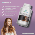 thumbnail image 2 of Nature's Lab Hair, Skin and Nails - Biotin, BCAAs, MSM, Vitamin Complex - 90 Ct (90 Day Supply), 2 of 7