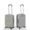 thumbnail image 1 of Smiley 3002-26 Smiley Classic Luggage, Grey - 26 inch, 1 of 1
