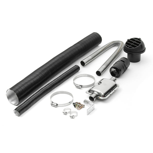24mm Exhaust Silencer 25mm Filter Accessory Pipe 60mm Outlet For Diesel  Heater 