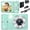 Green, variant on 4K 50MP Digital Camera, 16x Zoom Anti-Shake Compact Camera with 64GB TF Card, 1080P Camera Camcorder Gift for Girls and Boys,Green
