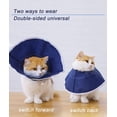 thumbnail image 2 of Collar de recuperación suave para gatos, cono para gatos, cono postoperatorio para mascotas, collares isabelinos, protección para la cicatrización de heridas, especialmente para gatitos y perros pequ TUNC Sencillez, 2 of 5