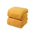 thumbnail image 2 of Yardvibe 2PC Bath Towel Sheets , 29.5"x13.8" Extra Large Soft Highly Absorbent & Quick Dry Towel, Skin-Friendly Durable Towels for Home, Hotel, Spa and Daily Bath Use (Yellow), 2 of 8