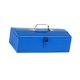 thumbnail image 4 of Caja de herramientas de metal, caja de almacenamiento de herramientas, contenedor con cierre de pestillo, estuche de almacenamiento de herramientas,, 4 of 9