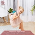 thumbnail image 5 of Savoiz - Therapy Swing for Kids - Durable, Adjustable & Easy Install - Suitable for Indoor/Outdoor Use - Soothing for Sensory Processing Disorder & Special Needs - Pink/Light Grey, 5 of 5