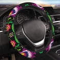 thumbnail image 5 of Gukieu Traditional Floral Polish Print Elastic Steering Wheel Cover, Anti-slip and Sweat-proof Car Steering Wheel Protector Cover for Cars, Vans, Trucks Car Accessories, 5 of 6
