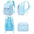 thumbnail image 3 of Mochila escolar para niñas, mochila Oxford con diseño floral para mujer, mochila informal para exteriores, mochila escolar para adolescentes, 3 of 5