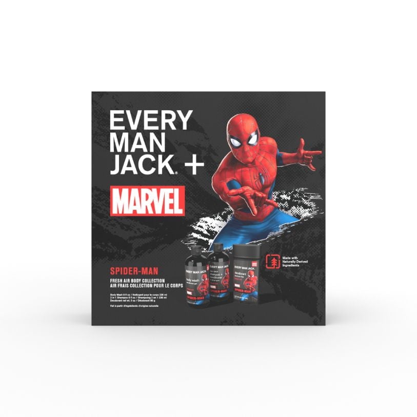 Every Man Jack Spiderman Air Frais Collection Pour Le Corps
