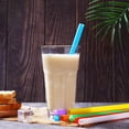thumbnail image 3 of Pajitas CVNDKN Jumbo Smoothie, 200 unidades, plástico colorido, 21 cm, 3 of 7