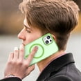 thumbnail image 6 of For iPhone 16 Plus MagSafe Frosted Translucent TPU + PC Full Coverage Phone Case, 6 of 8