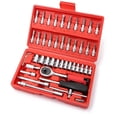 thumbnail image 1 of 46 In 1 Multi-Purpose Stainless Steel Tool Kit Set | Screwdriver & Socket Set | Precision Socket Set For Maintenance & Repair Tool | Repair Tool, Combination, Wrenches, Sockets, Ratchet, 1 of 4