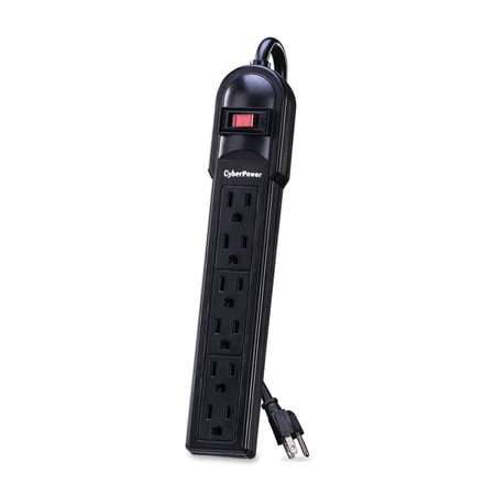 UPC: 0649532603480 | CyberPower Essential Series CSB604 – surge protector