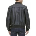 thumbnail image 3 of Cole Haan Men's Bonded Varsity Leather Jacket (Black, S), 3 of 3