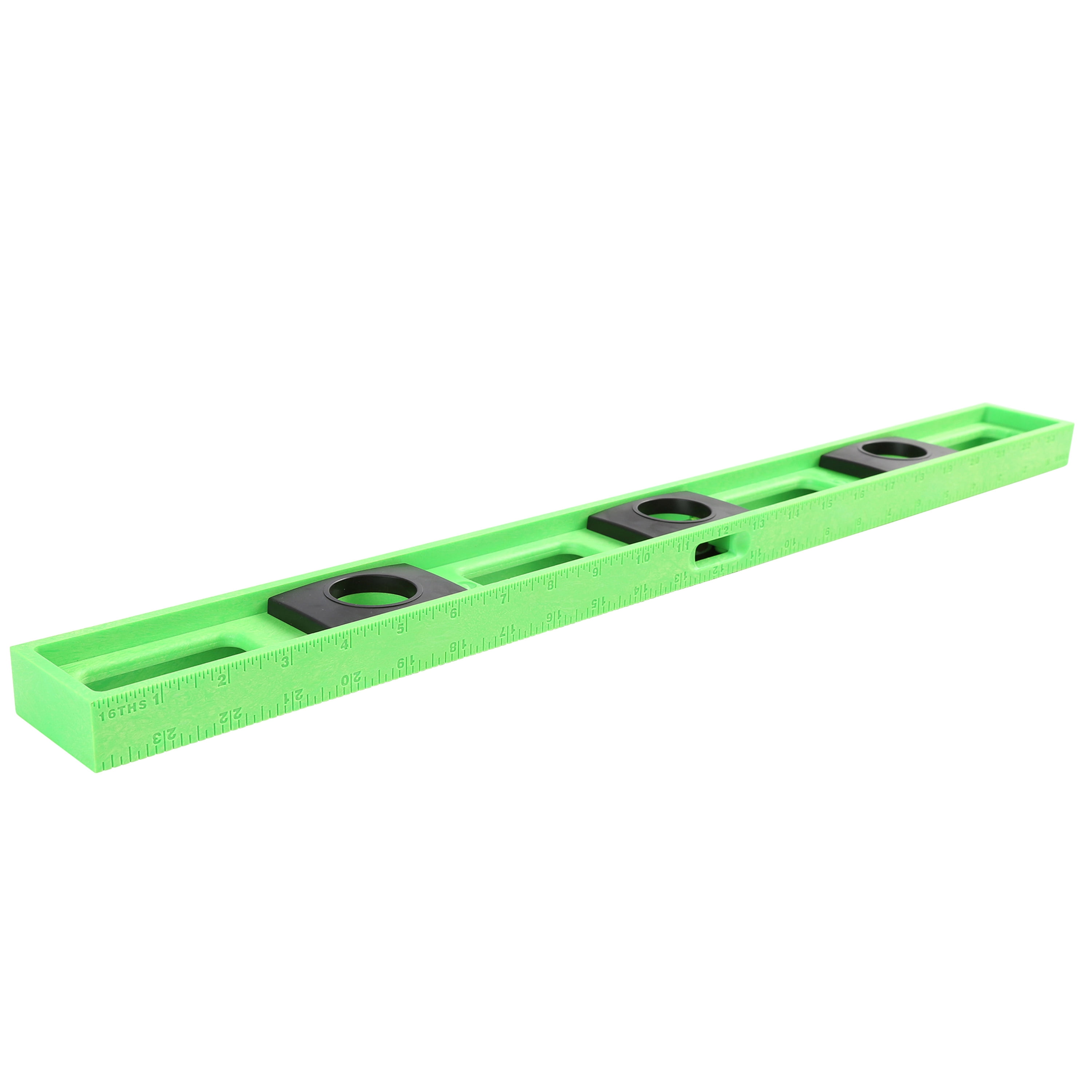 Hyper Tough 24-Inch 3 Vial Poly Level, High Viz Green