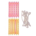 thumbnail image 5 of Set Of 12 DIY Cold Perm Rod Roller With Hair Curler Rubber Band for Hair DIY Design - 9 x 1.1 cm, 5 of 8