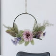 thumbnail image 3 of Corona de flores para puerta delantera, corona de primavera, colgante de pared para ventana, boda, vacaciones, día de San Valentín, interior y, 3 of 7