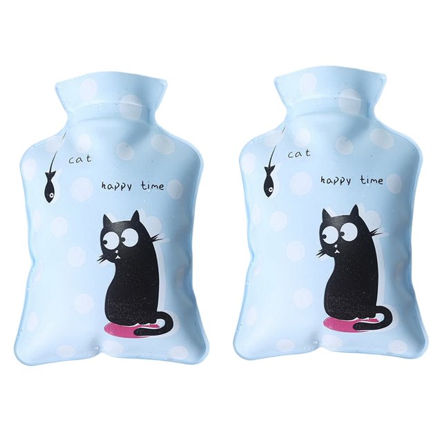 CSChome Hot Water Bottle Hot Water Bottle with Thickened Inner: High-Density PVC Bottle with Good Sealing, Reliable Heat Retention