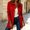 Red, variant on Women's Mid Length Dress Coat Outerwear Coats A-line Coat Lightweight Fall Winter Jacket Peter Pan Collar Mid Length Formal Coat Single Breasted Peacoat Mid Long Fall & Mild Winter,Blackish Green,L