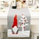 thumbnail image 5 of Advancent Camino de de gnomo de Navidad, mantel largo gris para anciano sin rostro, estantes de libros de cocina para el hogar, mantel Kits de decoración para fiestas, 5 of 6