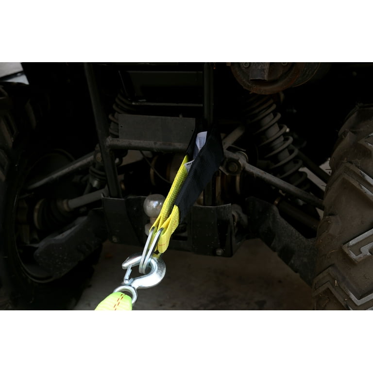 AXLE STRAPS CAR CARRIER TIE DOWN RATCHET STRAPS TOWING TOW HAULER