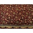 thumbnail image 4 of Tapis Rectangulaire Design Exclusif Fleurs Rouges Fait Main (9 X 12)', 4 of 8