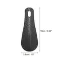 thumbnail image 4 of Unique Bargains 1 Pc Oval Style Hangable Shoe Horn for Shoe 3.94"x1.5" Silver Tone Gray, 4 of 6