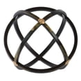 thumbnail image 2 of Urban Trends Collection: Metal Sculpture Rust Finish Gold, 2 of 2