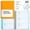 Orange, variant on Portable A6 Password Coil Notebook Alphabet Index Label Durable Cover Password Storage Book for Home Office Security Record