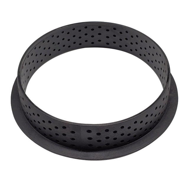 8 Uds cortador de molde de pastel perforado anillo circular de Mousse de forma redonda, decoración de pasteles de molde perforado