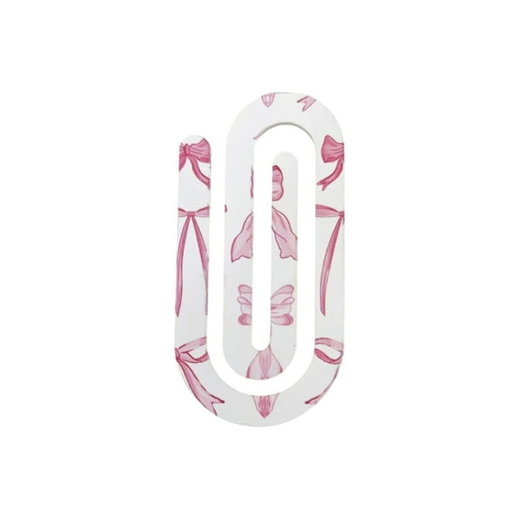 10Pcs Oversized Acrylic Paper Clip Bookmarks Documents Clamp Book Page Marker Clip For Notebooks Planner Reading Aid