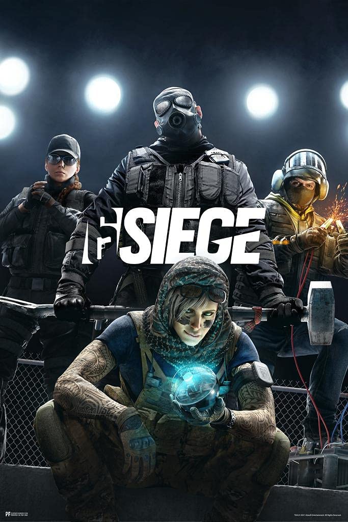 Rainbow Six Siege Merchandise Key Art Video Game Cover Video Gaming