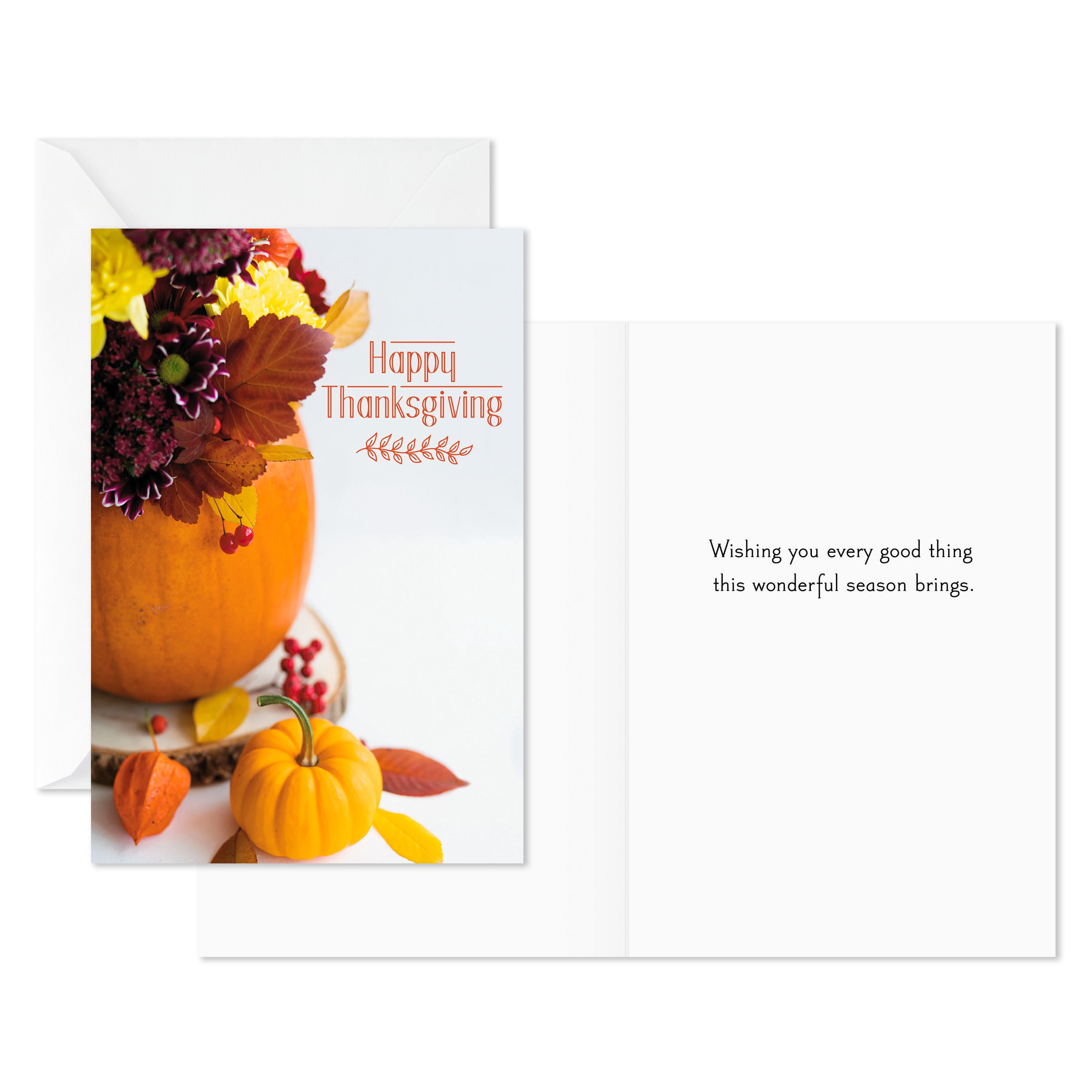 Hallmark Thanksgiving Cards (E Thing), 6 Count