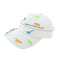 thumbnail image 3 of ZRBYWB Kids Baby Girls Boys Cap Cartoon Dinosaur Baseball Hat Sunscreen Sunshade Hat Baby Hat, 3 of 3
