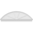 thumbnail image 3 of Ekena Millwork 74"W x 25-3/8"H x 2-3/4"P Segment Arch 4 Spoke Architectural Grade PVC Combination Pediment, 3 of 7