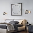 thumbnail image 5 of Lámpara de pared de noche para dormitorio posmoderna, estilo americano, diseño nórdico simple, para pasillo de hotel, escalera, lámpara de pared pequeña con bola de cristal, 5 of 5