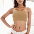 thumbnail image 2 of Landzoo One Strapless Fitness Padded Size Plus Top Bra For Women Stretchy Bra Yoga Bras Sports Bandeau Cozy Stylish Basic Tube Tops, 2 of 9