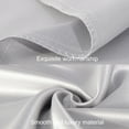 thumbnail image 2 of Organictune 12 Pack Silky Satin King Pillowcases for Hair and Skin, Super Soft and Cooling Pillow Cases with Envelope Closure, 20x36 Inches, Silver Gray, 2 of 5
