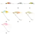 thumbnail image 3 of Soidarity 10 piezas de señuelos de pesca falsos cebos de agua dulce reemplazo personalizado simulación Wobblers accesorios gris transparente Type3 NO3, 3 of 6