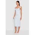 thumbnail image 2 of Women's Lace Detail Bustier Midi Dress, 2 of 3