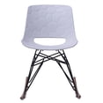 thumbnail image 4 of Crescent White Rocking Chair, 4 of 5