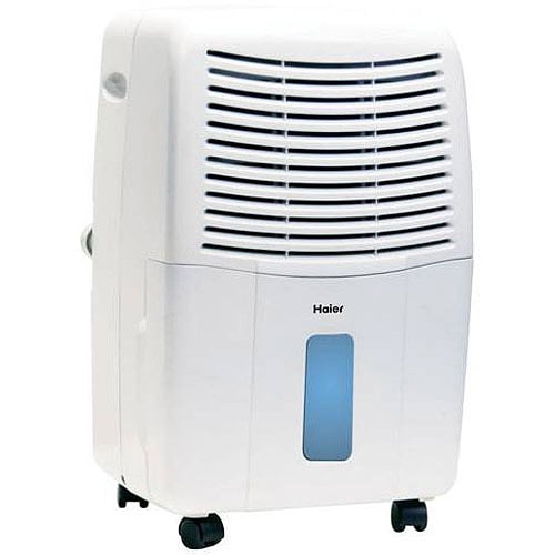 Haier 65Pint Dehumidifier for Basements w/Drain, White, DE65EML