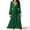Green, variant on DARING DIVA Long Sleeve Flowy Pleated Midi Dress S Green