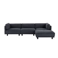 thumbnail image 5 of Harper & Bright Designs Modern L Shaped Couch with Reversible Chaise, Upholstery Convertible Sectional Sofa for Living Room, Gray, 5 of 10