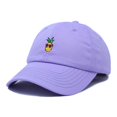 thumbnail image 5 of Dalix Pineapple Embroidered Cap Cotton Baseball Summer Cool Dad Hat Mens in Lavender, 5 of 5